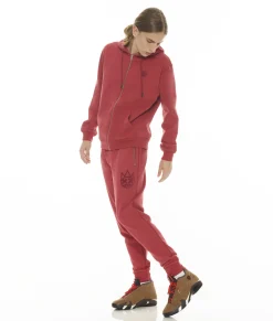 SWEATPANT IN GARNET