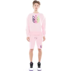 SWEATSHORT IN CANDY PINK