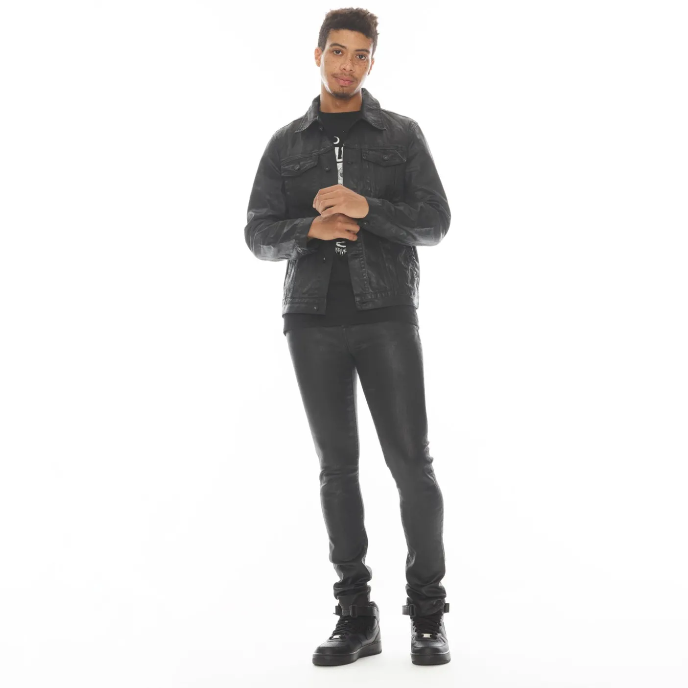 TYPE II DENIM JACKET IN BLACK