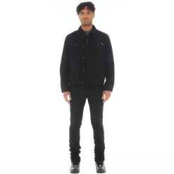 TYPE II DENIM JACKET IN DOUBLE BLACK