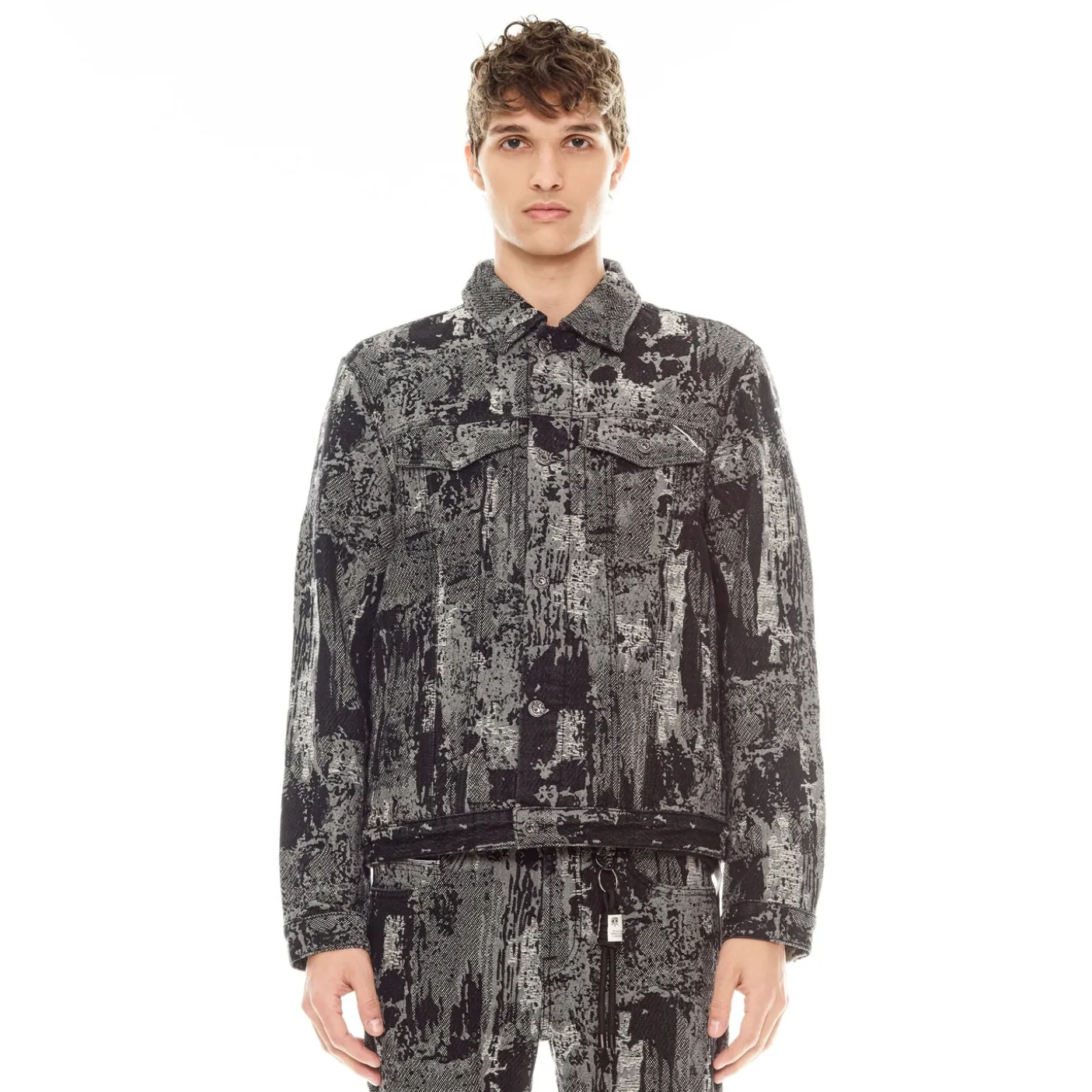 TYPE II DENIM JACKET IN DIGI BLACK