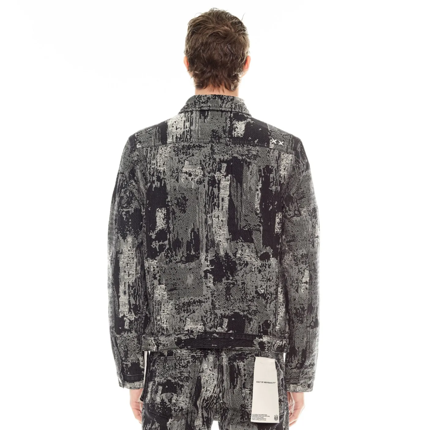 TYPE II DENIM JACKET IN DIGI BLACK